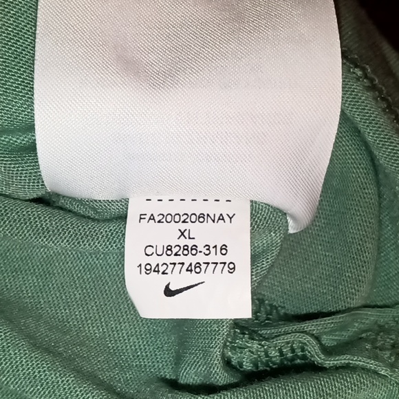 Nike | Dri-FIT Trophy Girls Lightweight Jersey Knit Green Hoodie Youth Size XL - Picture 12 of 15